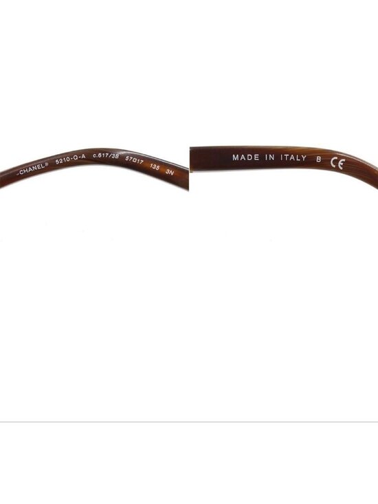 Chanel Leather Chain Frame Sunglasses Eyewear main image 3